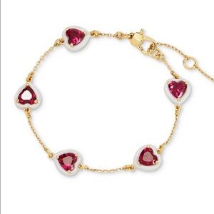 $128 Kate Spade Sweetheart Line Bracelet